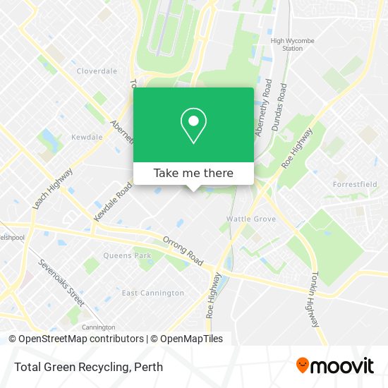 Total Green Recycling map