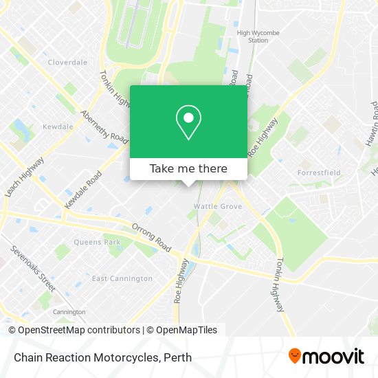 Chain Reaction Motorcycles map