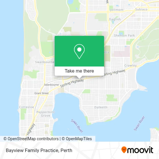 Mapa Bayview Family Practice