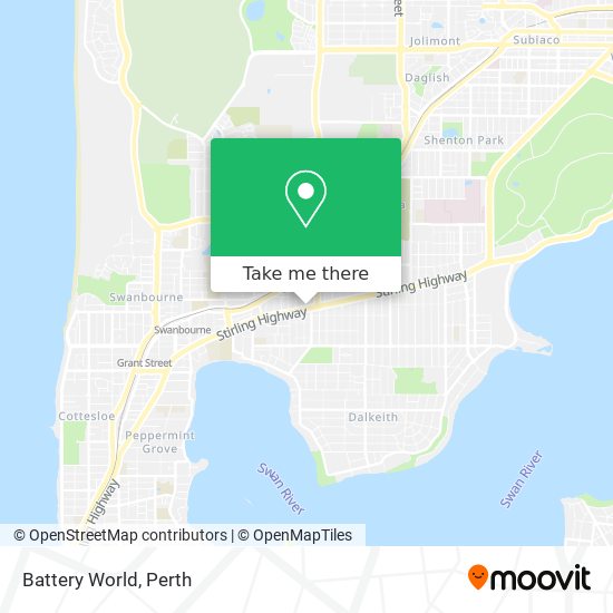 Battery World map