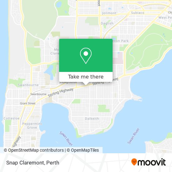 Snap Claremont map