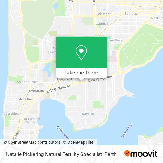 Natalie Pickering Natural Fertility Specialist map