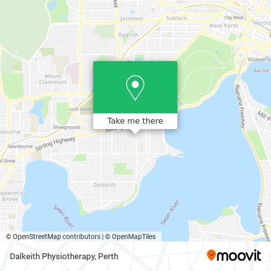 Dalkeith Physiotherapy map