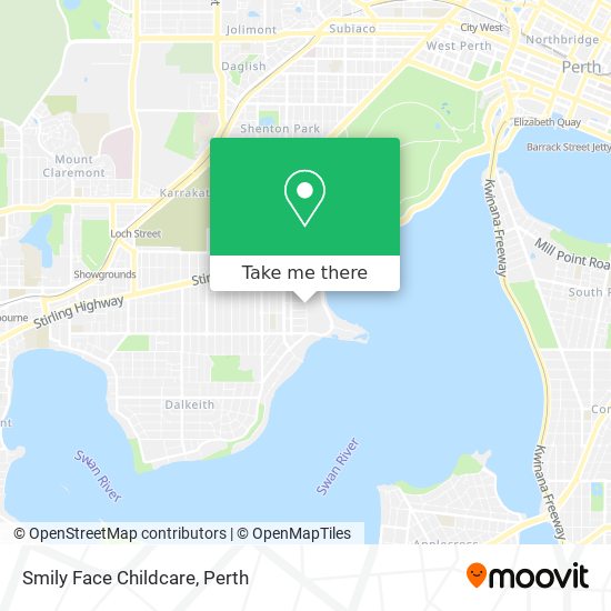 Smily Face Childcare map