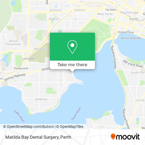 Matilda Bay Dental Surgery map