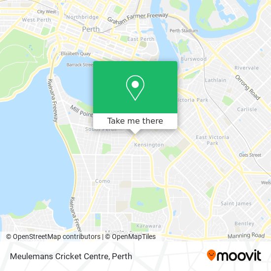 Meulemans Cricket Centre map