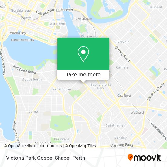 Victoria Park Gospel Chapel map