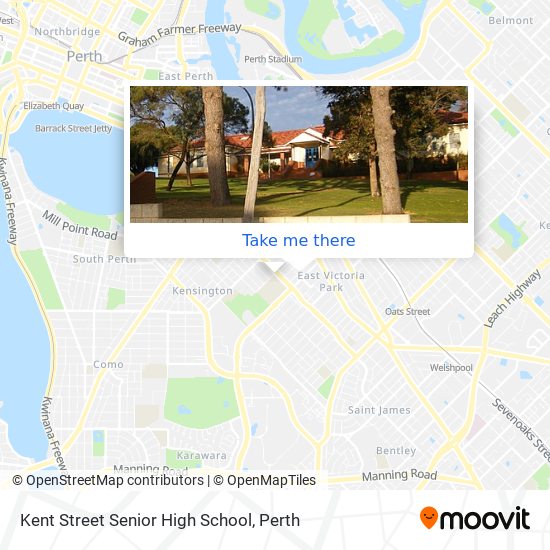 Kent Street Senior High School map