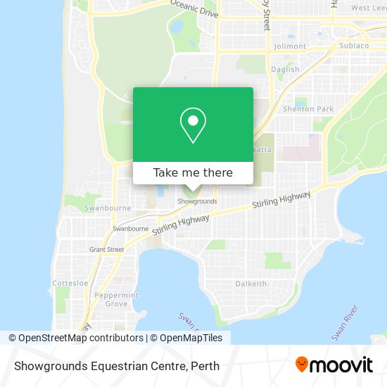 Showgrounds Equestrian Centre map
