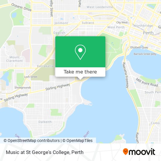 Music at St George's College map