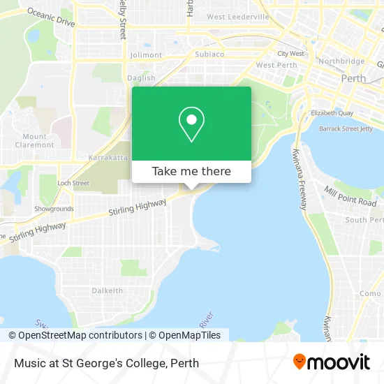 Music at St George's College map