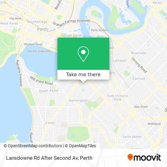 Lansdowne Rd After Second Av map