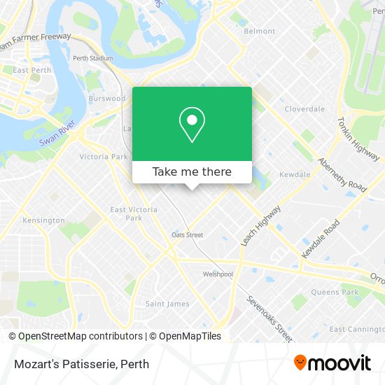 Mozart's Patisserie map