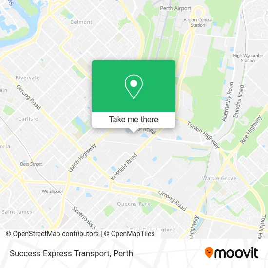 Mapa Success Express Transport