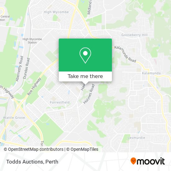 Todds Auctions map