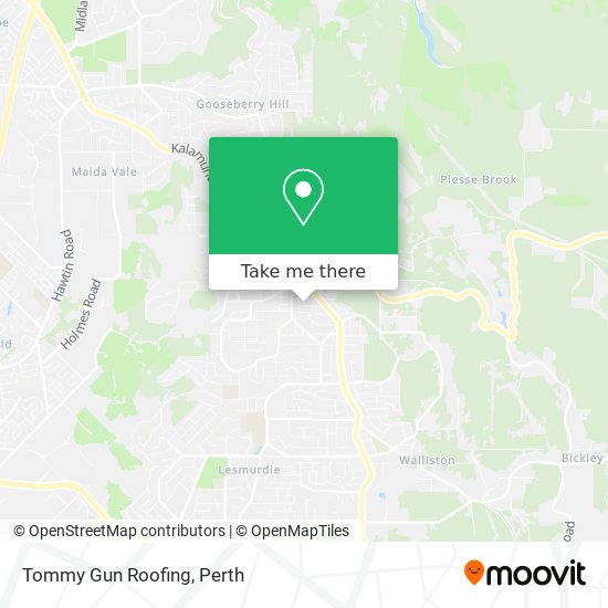 Tommy Gun Roofing map