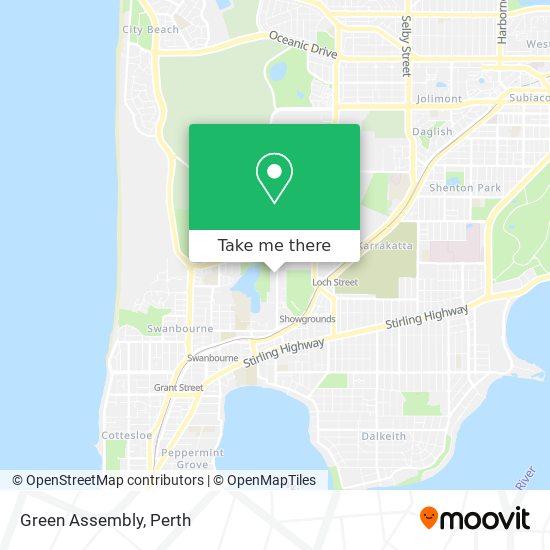 Green Assembly map