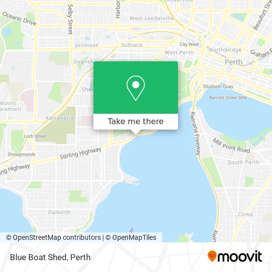 Blue Boat Shed map