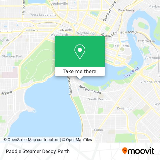 Paddle Steamer Decoy map
