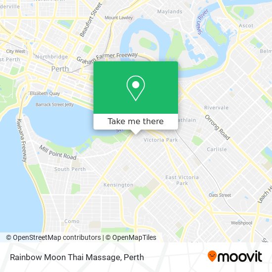 Rainbow Moon Thai Massage map
