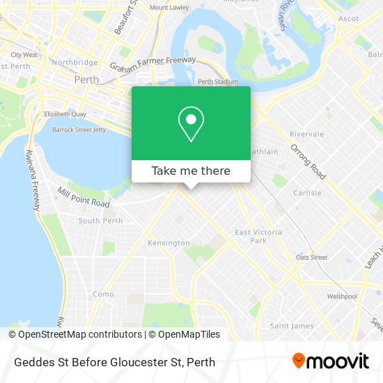 Geddes St Before Gloucester St map