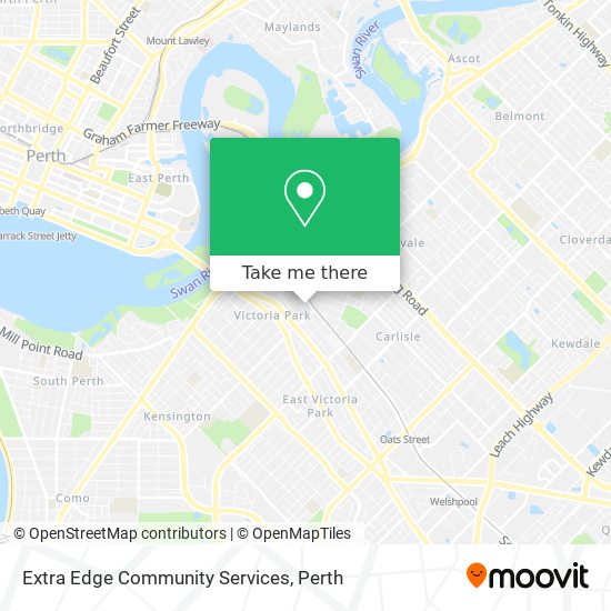 Extra Edge Community Services map