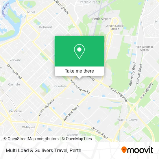 Mapa Multi Load & Gullivers Travel