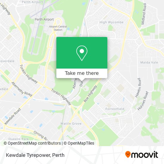 Kewdale Tyrepower map