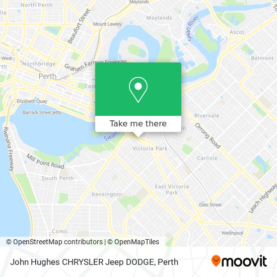 Mapa John Hughes CHRYSLER Jeep DODGE