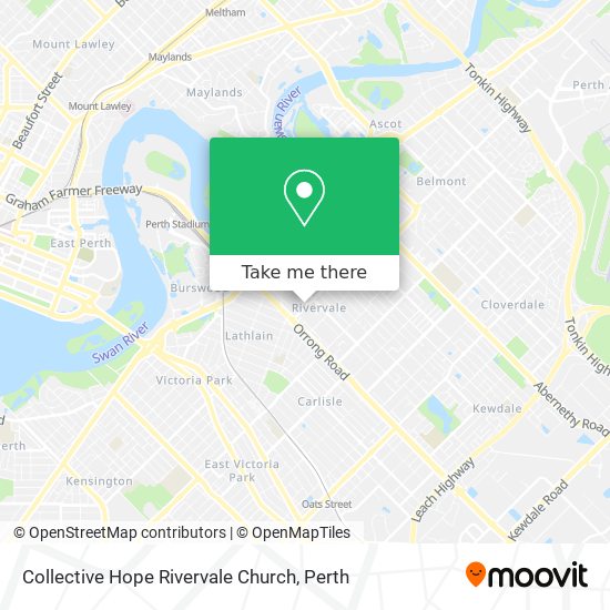 Collective Hope Rivervale Church map