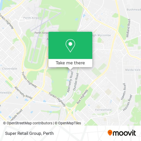 Super Retail Group map