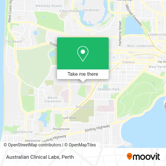Mapa Australian Clinical Labs