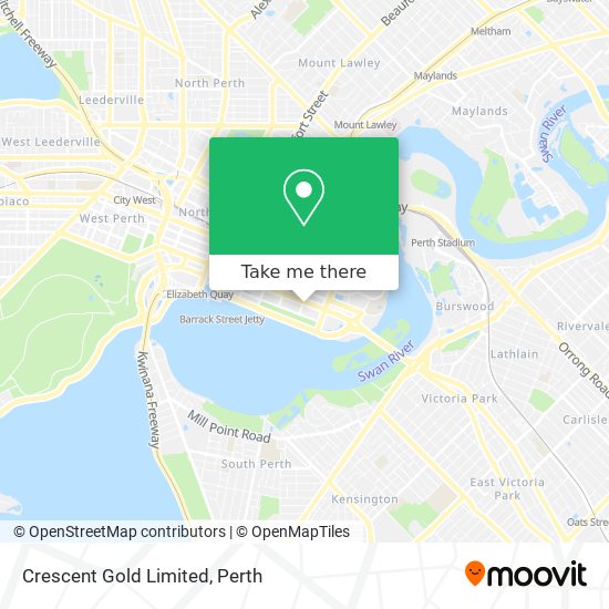 Crescent Gold Limited map