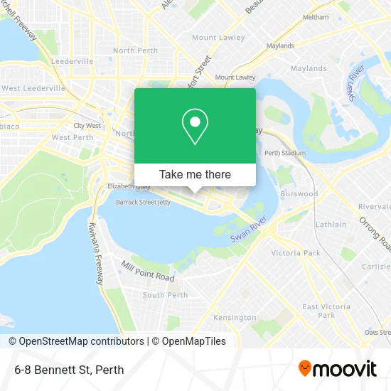 6-8 Bennett St map