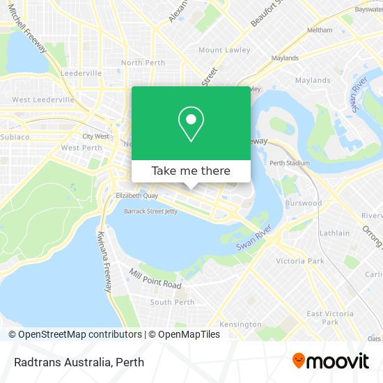 Radtrans Australia map