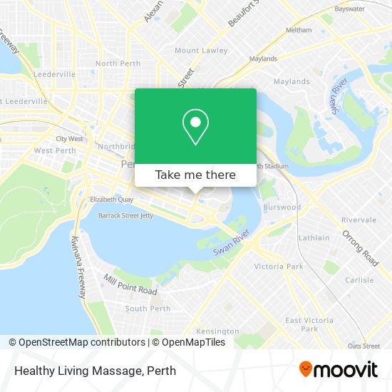 Mapa Healthy Living Massage