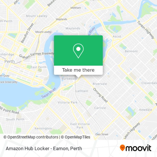 Amazon Hub Locker - Eamon map