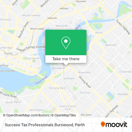 Success Tax Professionals Burswood map