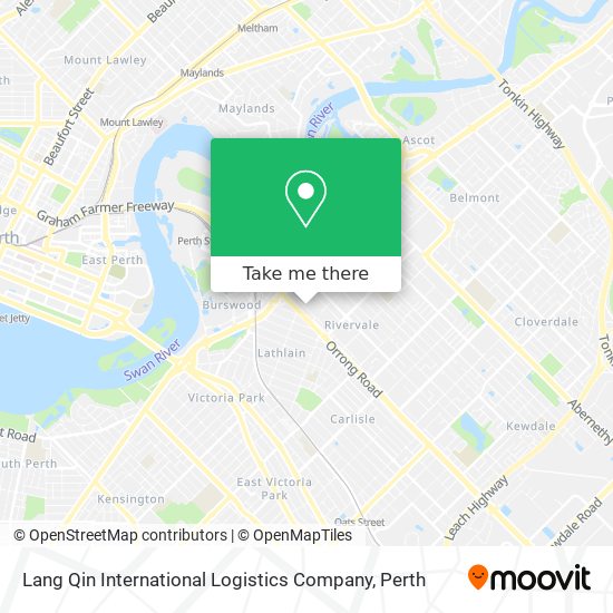 Lang Qin International Logistics Company map