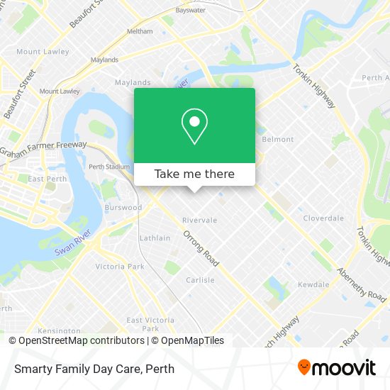 Smarty Family Day Care map