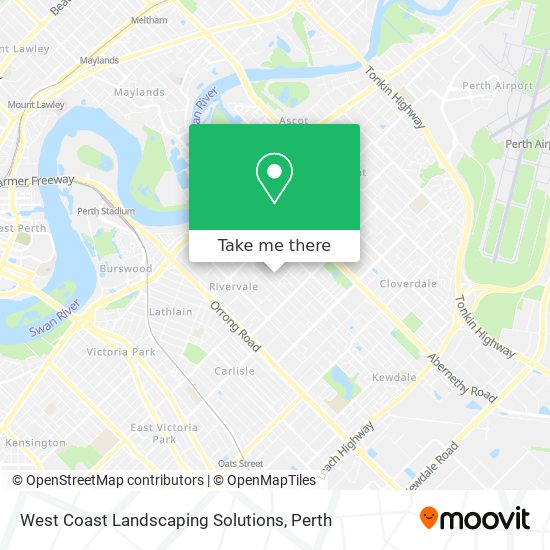West Coast Landscaping Solutions map