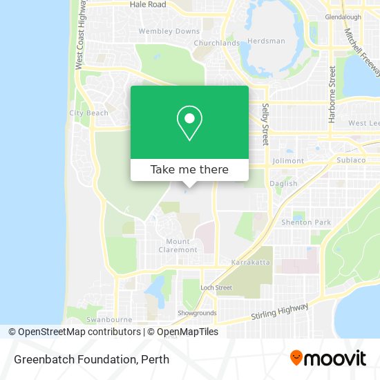 Mapa Greenbatch Foundation