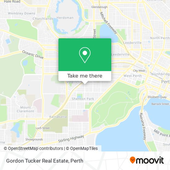 Gordon Tucker Real Estate map