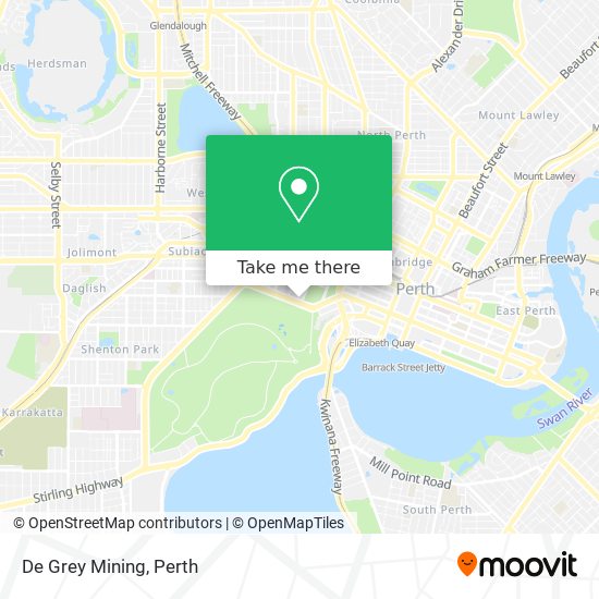 De Grey Mining map