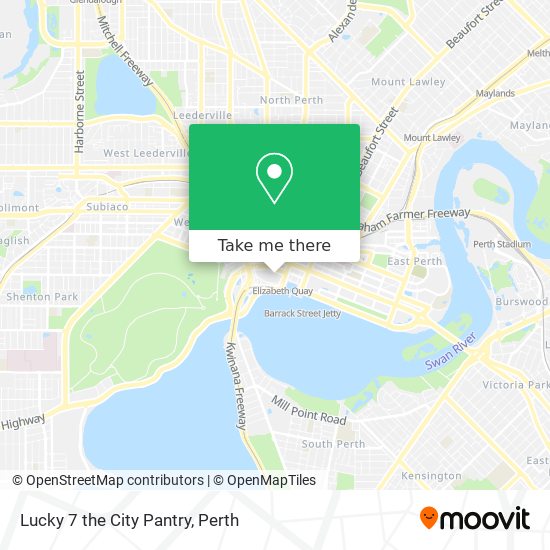 Lucky 7 the City Pantry map