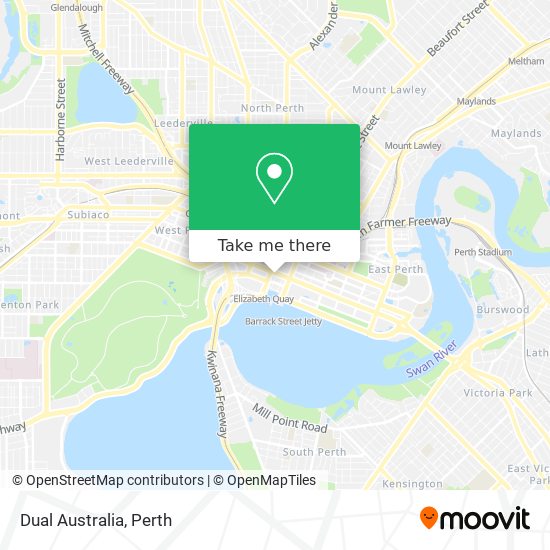 Mapa Dual Australia