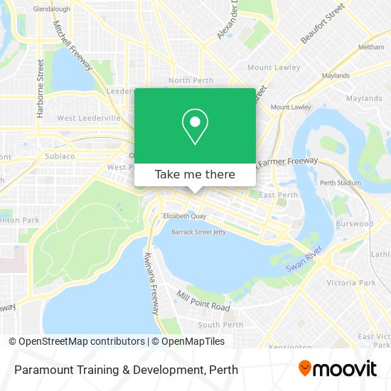 Paramount Training & Development map