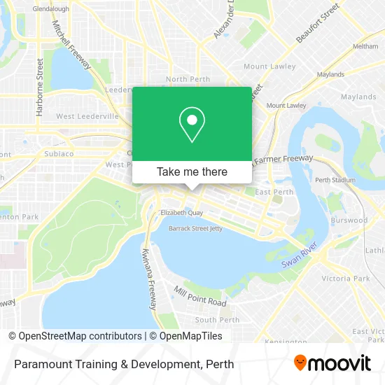 Mapa Paramount Training & Development