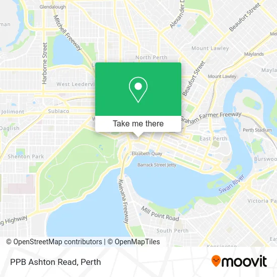 Mapa PPB Ashton Read