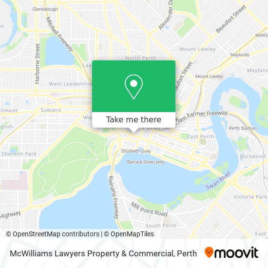 Mapa McWilliams Lawyers Property & Commercial